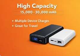 High Capacity (15,000–30,000 mAh POWER BANKS